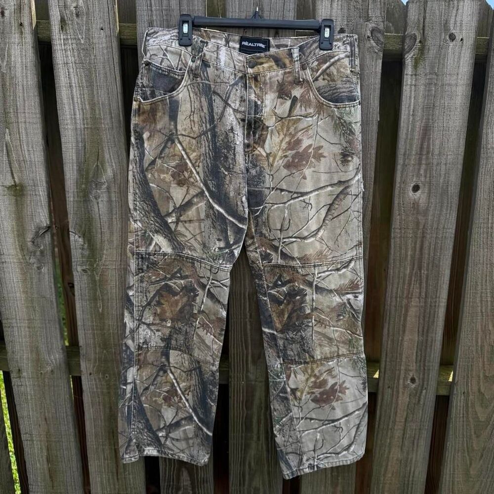 Realtree Men's Camo Cotton Pants 36x32